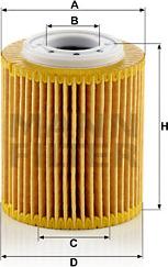 Mann-Filter HU 7032 z - Oil Filter parts5.com