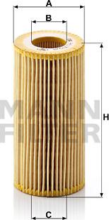 Mann-Filter HU 719/8 y - Öljynsuodatin www.parts5.com