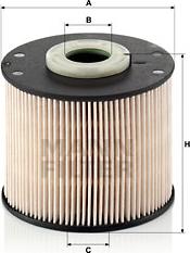 Mann-Filter PU 927 x - Filtro combustible www.parts5.com