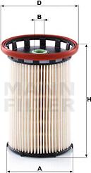 Mann-Filter PU 8008/1 - Filtru combustibil www.parts5.com