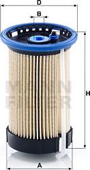 Mann-Filter PU 8015 - Filtro combustible www.parts5.com