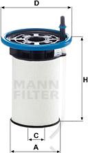 Mann-Filter PU 7005 - Топливный фильтр www.parts5.com