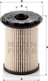 Mann-Filter PU 731 x - Топливный фильтр www.parts5.com