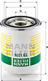 Mann-Filter TB 1374 x - Air Dryer Cartridge, compressed-air system parts5.com