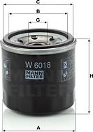 Mann-Filter W 6018 - Oil Filter parts5.com