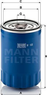 Mann-Filter W 1035 - Oil Filter parts5.com