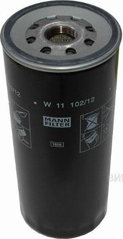 Mann-Filter W 11 102/12 - Oil Filter www.parts5.com