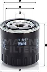 Mann-Filter W 8013 - Filtro de aceite www.parts5.com