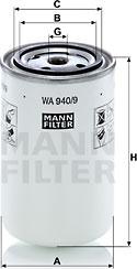Mann-Filter WA 940/9 - Filter za hladilno sredstvo www.parts5.com