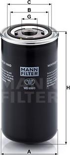 Mann-Filter WD 950/3 - Olejový filter www.parts5.com