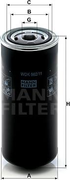 Mann-Filter WDK 962/11 - Palivový filter www.parts5.com