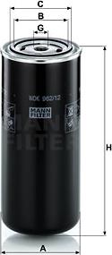 Mann-Filter WDK 962/12 - Fuel filter www.parts5.com