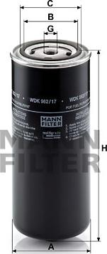 Mann-Filter WDK 962/17 - Fuel filter www.parts5.com