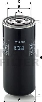 Mann-Filter WDK 962/1 - Üzemanyagszűrő www.parts5.com