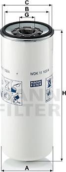 Mann-Filter WDK 11 102/4 - Φίλτρο καυσίμου www.parts5.com