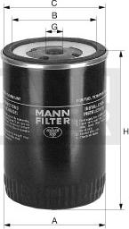 Mann-Filter WK 8003 - Топливный фильтр www.parts5.com