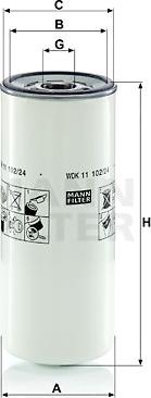 Mann-Filter WDK 11 102/24 - Φίλτρο καυσίμου www.parts5.com