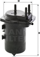 Mann-Filter WK 939/6 - Kraftstofffilter www.parts5.com