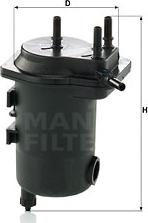 Mann-Filter WK 939/12 x - Топливный фильтр www.parts5.com