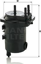 Mann-Filter WK 939/17 x - Filtar za gorivo www.parts5.com