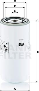 Mann-Filter WK 929 x - Filtro combustible www.parts5.com