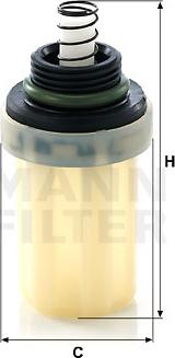 Mann-Filter WK 4001 - Fuel filter parts5.com