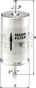 Mann-Filter WK 410 - Fuel filter parts5.com