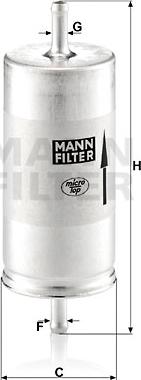 Mann-Filter WK 413 - Fuel filter parts5.com