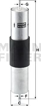 Mann-Filter WK 516/1 - Fuel filter parts5.com