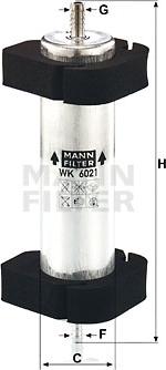 Mann-Filter WK 6021 - Fuel filter www.parts5.com