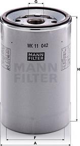 Mann-Filter WK 11 042 z - Fuel filter www.parts5.com