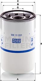 Mann-Filter WK 11 051 - Filtru combustibil www.parts5.com