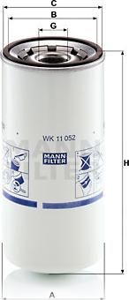 Mann-Filter WK 11 052 - Fuel filter www.parts5.com