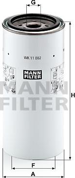 Mann-Filter WK 11 002 x - Kraftstofffilter www.parts5.com