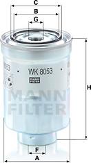 Mann-Filter WK 8053 z - Üzemanyagszűrő www.parts5.com