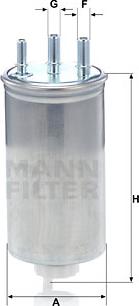 Mann-Filter WK 8039 - Filtro combustible www.parts5.com