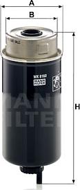 Mann-Filter WK 8160 - Fuel filter www.parts5.com