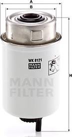 Mann-Filter WK 8121 - Kütusefilter www.parts5.com