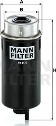 Mann-Filter WK 8170 - Filtru combustibil www.parts5.com