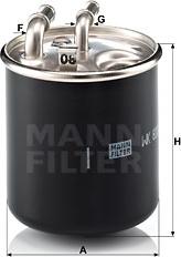 Mann-Filter WK 820/2 x - Fuel filter www.parts5.com