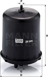 Mann-Filter ZR 905 z - Oil Filter www.parts5.com