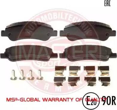 MASTER-SPORT GERMANY 13046048122-SET-MS - Σετ τακάκια, δισκόφρενα www.parts5.com