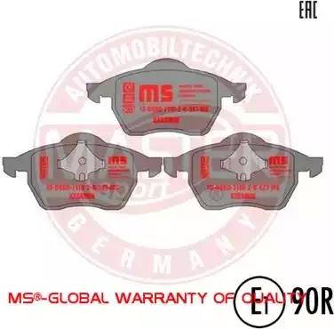 MASTER-SPORT GERMANY 13046071102K-SET-MS - Brake Pad Set, disc brake www.parts5.com