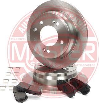 MASTER-SPORT GERMANY 201003320 - Brake Set, disc brakes parts5.com