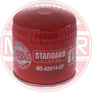 MASTER-SPORT GERMANY 920/14-OF-PCS-MS - Filtr oleju www.parts5.com