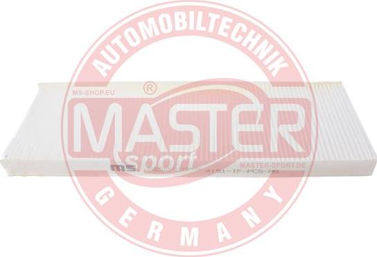 MASTER-SPORT GERMANY 4151-IF-PCS-MS - Filter, interior air www.parts5.com