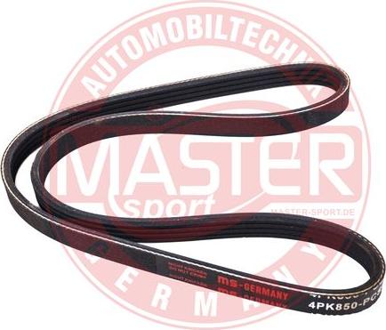 MASTER-SPORT GERMANY 4PK850-PCS-MS - V-Ribbed Belt www.parts5.com