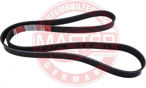 MASTER-SPORT GERMANY 6PK1550-PCS-MS - Kanallı V kayışı www.parts5.com