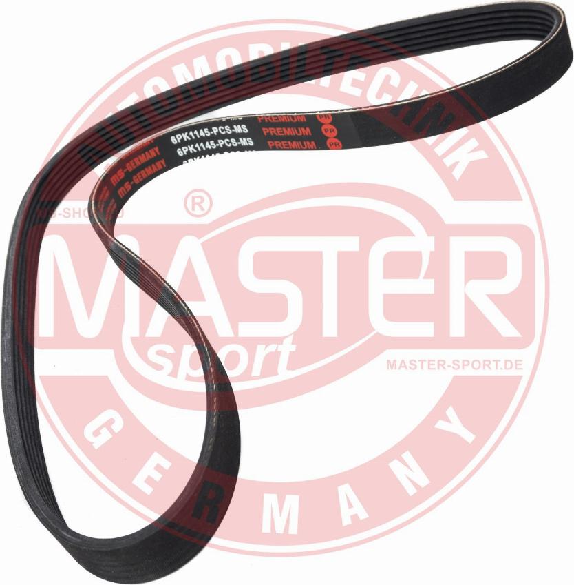 MASTER-SPORT GERMANY 6PK1145-PCS-MS - Ozubený klinový remeň www.parts5.com