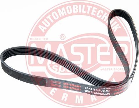 MASTER-SPORT GERMANY 6PK1165-PCS-MS - V-Ribbed Belt www.parts5.com